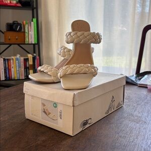 A New Day Basil Heels in Ivory